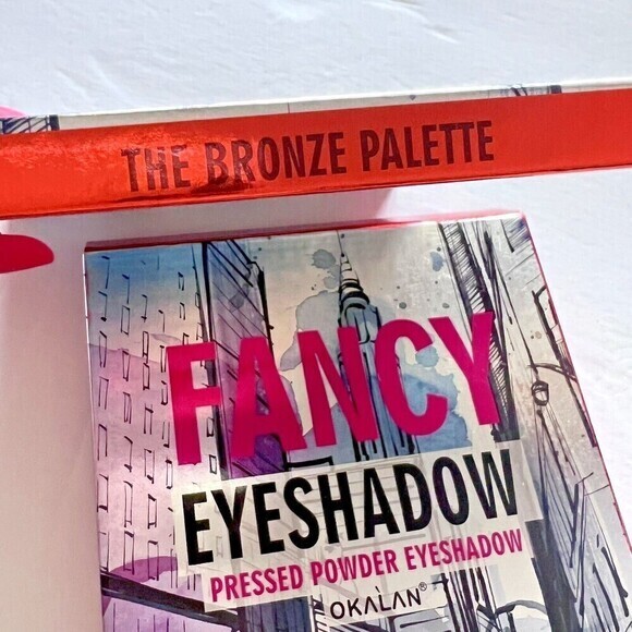 OKALAN FANCY EYESHADOW PRESSED POWDER THE BRONZE PALETTE BRAND NEW - Picture 2 of 7